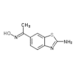 CAS#: 50851-05-3， 6-[(1E)-N-Hydroxyethanimidoyl]-1,3-Benzothiazol-2-Amine