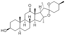 CAS#: 509-99-9， (3beta,5alpha,25S)-3-Hydroxy-Spirostan-12-One