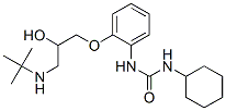 CAS 登录号：50903-17-8， N-环己基-N'-[2-(3-叔丁基氨基-2-羟基丙氧基)苯基]脲
