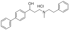 CAS#: 50910-19-5， alpha-(2-(Methylphenethylamino)Ethyl)-4-Biphenylmethanol Hydrochloride