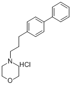 CAS#: 50910-37-7， 4-(3-(4-Biphenylyl)Propyl)Morpholine Hydrochloride