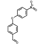 结构式 CAS# 50961-54-1, 4-(4-硝基苯氧基)苯甲醛