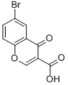 structure of CAS# 51085-91-7, 6-Bromochromone-3-Carboxylic Acid;6-BROMO-4-OXO-4H-CHROMENE-3-CARBOXYLIC ACID;6-BROMOCHROMONE-3-CARBOXYLIC ACID