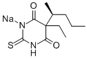 CAS#: 51165-39-0， S-(-)-Thiopental Sodium