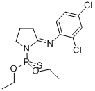 CAS 登录号:51170-88-8, (2-((2,4-二氯苯基)亚氨基)-1-吡咯烷基)-硫代膦酸 O,O-二乙基酯