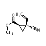 CAS#: 51171-68-7， Methyl (1R,2S)-2-Cyano-2-Vinylcyclopropanecarboxylate