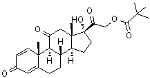CAS#: 51192-49-5， 17,21-Dihydroxypregna-1,4-Diene-3,11,20-Trione 21-Pivalate