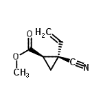 CAS#: 51213-13-9， Methyl (1R,2R)-2-Cyano-2-Vinylcyclopropanecarboxylate