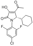 CAS#: 512178-04-0， (5S)-4-Acetyl-1-(4-Chloro-2,6-Difluorophenyl)-5-Cyclohexyl-1,5-Dihydro-3-Hydroxy-2H-Pyrrol-2-One
