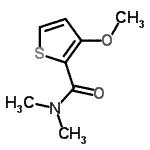 CAS#: 512188-17-9， 3-Methoxy-N,N-Dimethyl-2-Thiophenecarboxamide