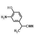 CAS 登录号：51234-23-2， 2-(3-氨基-4-羟基苯基)丙腈