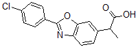 CAS#: 51234-62-9， 2-(4-Chlorophenyl)-alpha-Methyl-6-Benzoxazoleacetic Acid