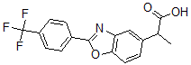 CAS#: 51234-73-2， alpha-Methyl-2-[4-(Trifluoromethyl)Phenyl]-5-Benzoxazoleacetic Acid