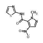 CAS#: 512827-63-3， 1-Methyl-4-Nitro-N-(1,3-Thiazol-2-Yl)-1H-Pyrazole-5-Carboxamide