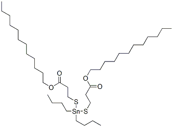 CAS 登录号:51287-83-3, 5,5-二丁基-9-氧代-10-氧杂-4,6-二硫杂-5-锡杂二十二烷酸十二烷基酯