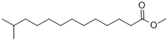 structure of CAS# 5129-58-8, Methyl 12-Methyltridecanoate;12-Methyltridecanoic Acid Methyl Ester;Methyl Isomyristate;Methyl 12-Methyl Tridecanoate