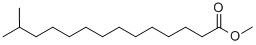 structure of CAS# 5129-59-9, Methyl 13-Methyltetradecanoate;13-Methyltetradecanoic Acid Methyl Ester;13-Methyldodecanoic Acid Methyl Ester;13-METHYLMYRISTIC ACID METHYL ESTER