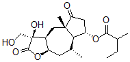 CAS#: 51292-61-6， (R)-2-Methylbutanoic Acid (3R,3aalpha,7aalpha,9aalpha)-Dodecahydro-3-Hydroxy-3-Hydroxymethyl-4abeta,8alpha-Dimethyl-2,5-Dioxoazuleno[6,5-b]Furan-7alpha-Yl Ester