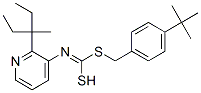 CAS#: 51308-59-9， S-(4-(1,1-Dimethylethyl)Phenyl)Methyl S-(1-Ethyl-1-Methylpropyl) 3-Pyridinylcarbonimidodithioate
