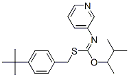 CAS#: 51308-69-1， S-((4-(1,1-Dimethylethyl)Phenyl)Methyl) O-(1,2-Dimethylpropyl) 3-Pyridinylcarbonimidothioate