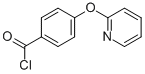 structure of CAS# 51363-01-0, 4-(Pyrid-2-Yloxy)Benzoyl Chloride;4-(Pyridin-2-Yloxy)Benzoyl Chloride 97%;4-(Pyrid-2-Yloxy)Benzoyl Chloride 97%;4-(Pyridin-2-Yloxy)Benzoyl Chloride
