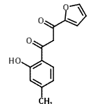 CAS#: 51379-21-6， 1-(2-Furyl)-3-(2-Hydroxy-4-Methylphenyl)-1,3-Propanedione