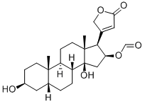 CAS#: 514-21-6， 3beta,14,16beta-Trihydroxy-5beta-Card-20(22)-Enolide 16-Formate
