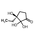 CAS#: 514213-36-6， (3S)-3-Ethyl-2,2,3-Trihydroxycyclopentanone