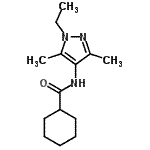 CAS#: 514816-78-5， N-(1-Ethyl-3,5-Dimethyl-1H-Pyrazol-4-Yl)Cyclohexanecarboxamide
