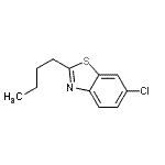 CAS#: 51482-94-1， 2-Butyl-6-Chloro-1,3-Benzothiazole