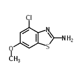 CAS#: 51482-98-5， 4-Chloro-6-Methoxy-1,3-Benzothiazol-2-Amine