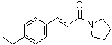 CAS#: 514841-53-3， (2E)-3-(4-Ethylphenyl)-1-(1-Pyrrolidinyl)-2-Propen-1-One