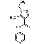 CAS#: 514843-42-6， 1-Ethyl-5-Methyl-N-(4-Pyridinyl)-1H-Pyrazole-4-Carboxamide