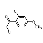 CAS#: 51488-82-5， 2-Chloro-1-(2-Chloro-4-Methoxyphenyl)Ethanone
