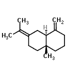 CAS#: 515-17-3， (4aR,8aS)-7-Isopropylidene-4A-Methyl-1-Methylenedecahydronaphthalene