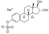 structure of CAS# 5150-64-1, 1,3,5[10]-Estratriene-3,16alpha,17beta-Triol 3-Sulfate Sodium Salt;Nsc246095