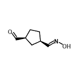 CAS#: 51502-47-7， (1S,3R)-3-[(E)-(Hydroxyimino)Methyl]Cyclopentanecarbaldehyde