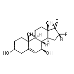 CAS#: 515159-74-7， (3alpha,7beta,16alpha)-16-Fluoro-3,7-Dihydroxyandrost-5-En-17-One