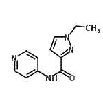 CAS 登录号：515830-95-2， 1-乙基-N-(4-吡啶基)-1H-吡唑-3-甲酰胺