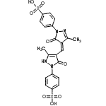 CAS#: 51596-04-4， 4-[(4Z)-3-Methyl-4-{[5-Methyl-3-Oxo-2-(4-Sulfophenyl)-2,3-Dihydro-1H-Pyrazol-4-Yl]Methylene}-5-Oxo-4,5-Dihydro-1H-Pyrazol-1-Yl]Benzenesulfonic Acid