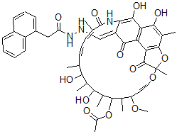 CAS#: 51707-04-1， 3-[[2-(1-Naphtylacetyl)Hydrazono]Methyl]Rifamycin