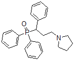 CAS#: 51713-15-6， Diphenyl[alpha-[2-(1-Pyrrolidinyl)Ethyl]Benzyl]Phosphine Oxide