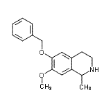 CAS#: 51745-26-7， 6-(Benzyloxy)-7-Methoxy-1-Methyl-1,2,3,4-Tetrahydroisoquinoline