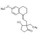 CAS#: 51773-47-8， 2-Ethyl-3-Hydroxy-2-[2-(6-Methoxy-3,4-Dihydro-1(2H)-Naphthalenylidene)Ethyl]Cyclopentanone