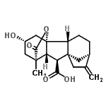 CAS#: 51787-36-1， (1R,2R,5R,8R,9S,10R,11R,13S)-13-Hydroxy-11-Methyl-6-Methylene-16-Oxo-15-Oxapentacyclo[9.3.2.1<Sup>5,8</Sup>.0<Sup>1,10</Sup>.0<Sup>2,8</Sup>]Heptadecane-9-Carboxylic Acid