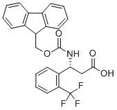 CAS#: 517905-86-1， Fmoc-(R)-3-Amino-3-(2-Trifluoromethyl-Phenyl)-Propionic Acid