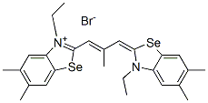 CAS#: 51799-69-0， 3-Ethyl-2-[3-(3-Ethyl-5,6-Dimethyl-3H-Benzoselenazol-2-Ylidene)-2-Methylprop-1-Enyl]-5,6-Dimethylbenzoselenazolium Bromide