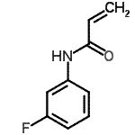 结构式 CAS# 519004-35-4, N-(3-氟苯基)丙烯酰胺