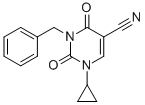 CAS#: 519056-48-5， 3-Benzyl-1-Cyclopropyl-2,4-Dioxo-1,2,3,4-Tetrahydropyrimidine-5-Carbonitrile