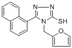 CAS#: 519056-68-9， 4-(2-Furylmethyl)-5-(1-Naphthyl)-4H-1,2,4-Triazole-3-Thiol